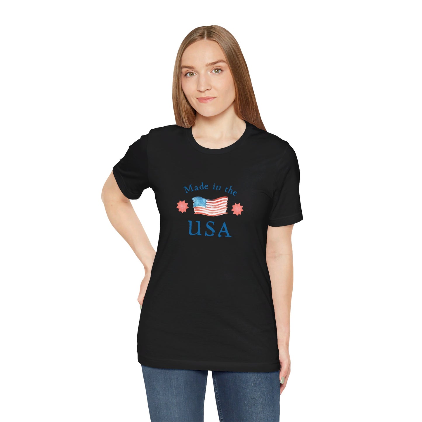 Made in the USA Unisex Jersey Short Sleeve Tee