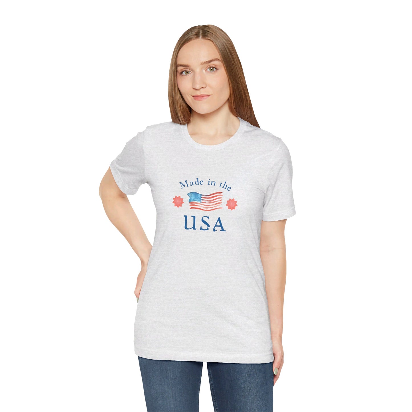 Made in the USA Unisex Jersey Short Sleeve Tee
