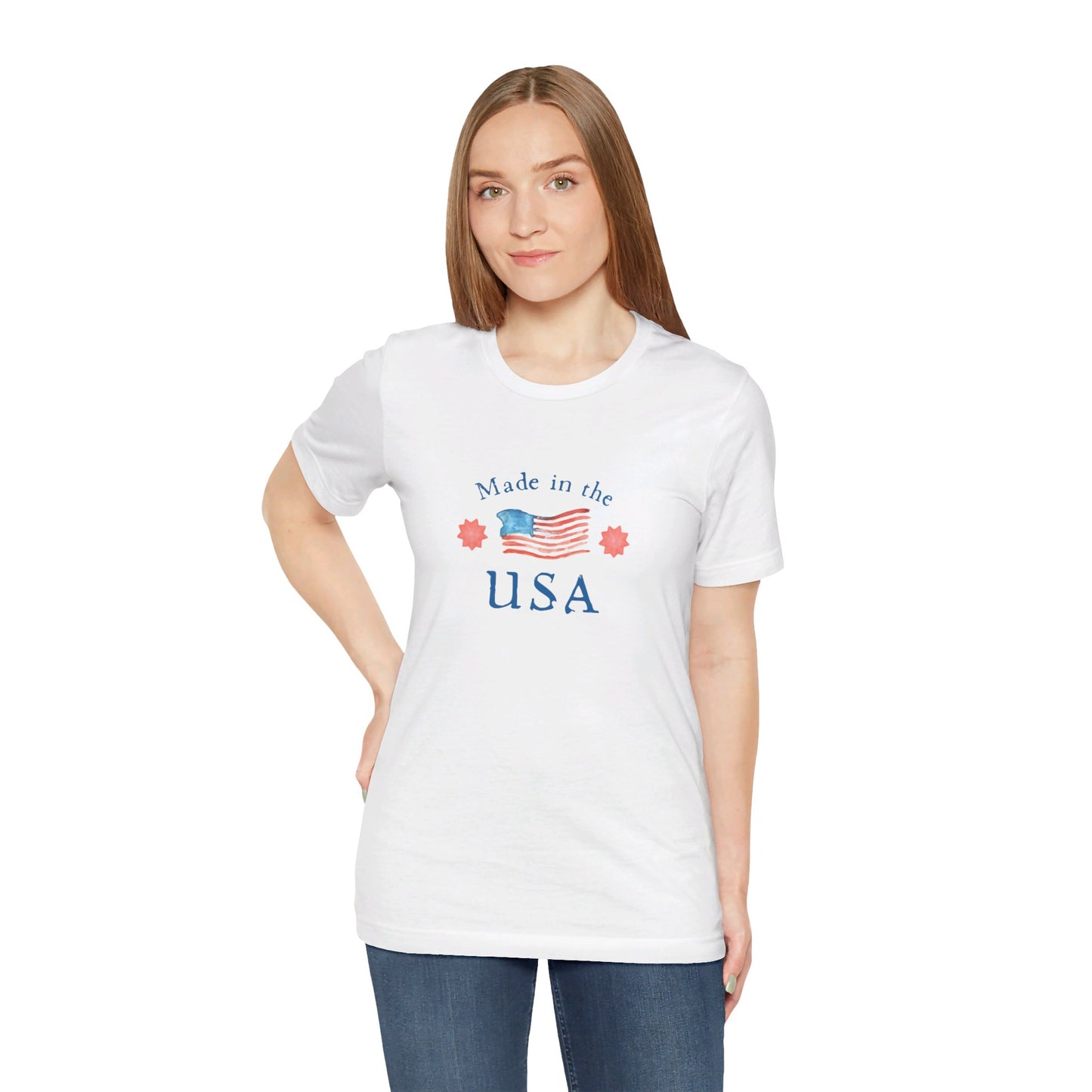 Made in the USA Unisex Jersey Short Sleeve Tee