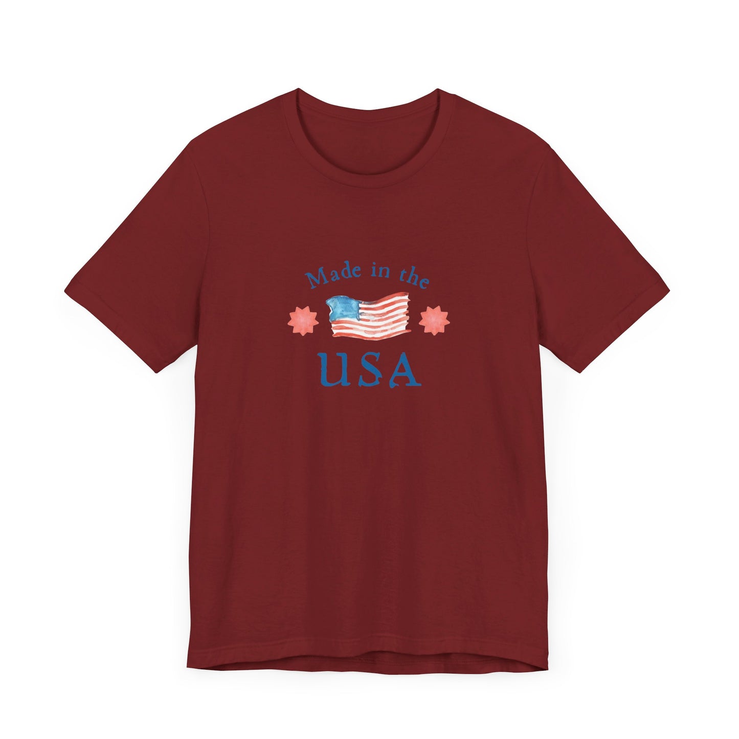 Made in the USA Unisex Jersey Short Sleeve Tee