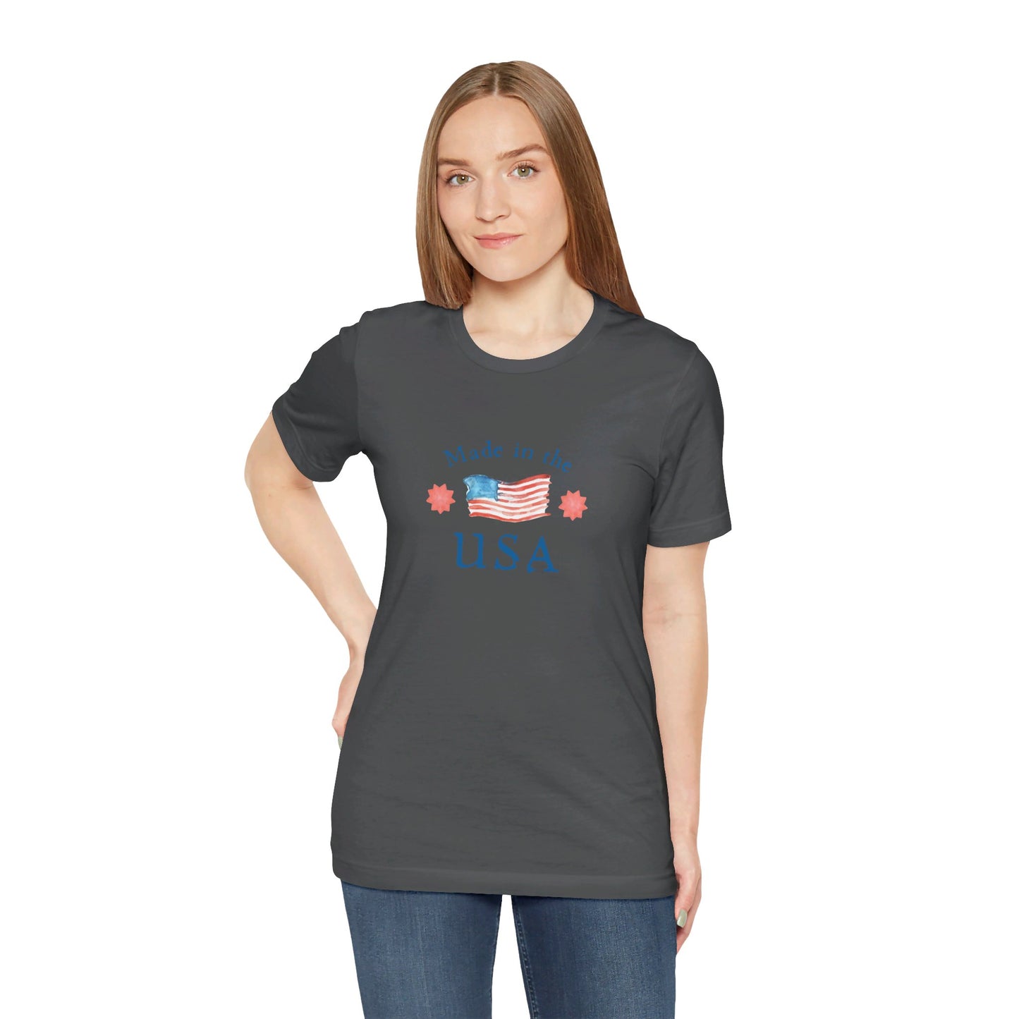 Made in the USA Unisex Jersey Short Sleeve Tee
