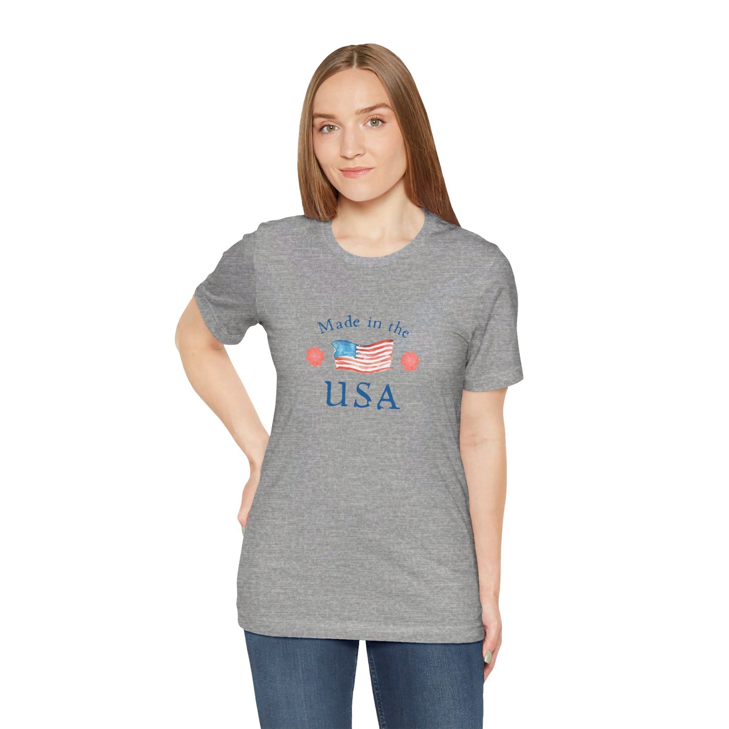 Made in the USA Unisex Jersey Short Sleeve Tee