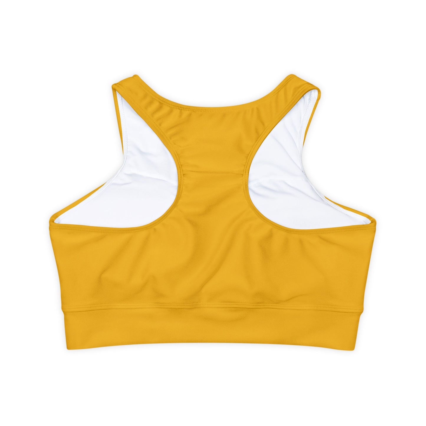 Drop it like a Squat, Fully Lined, Padded Sports Bra (AOP)