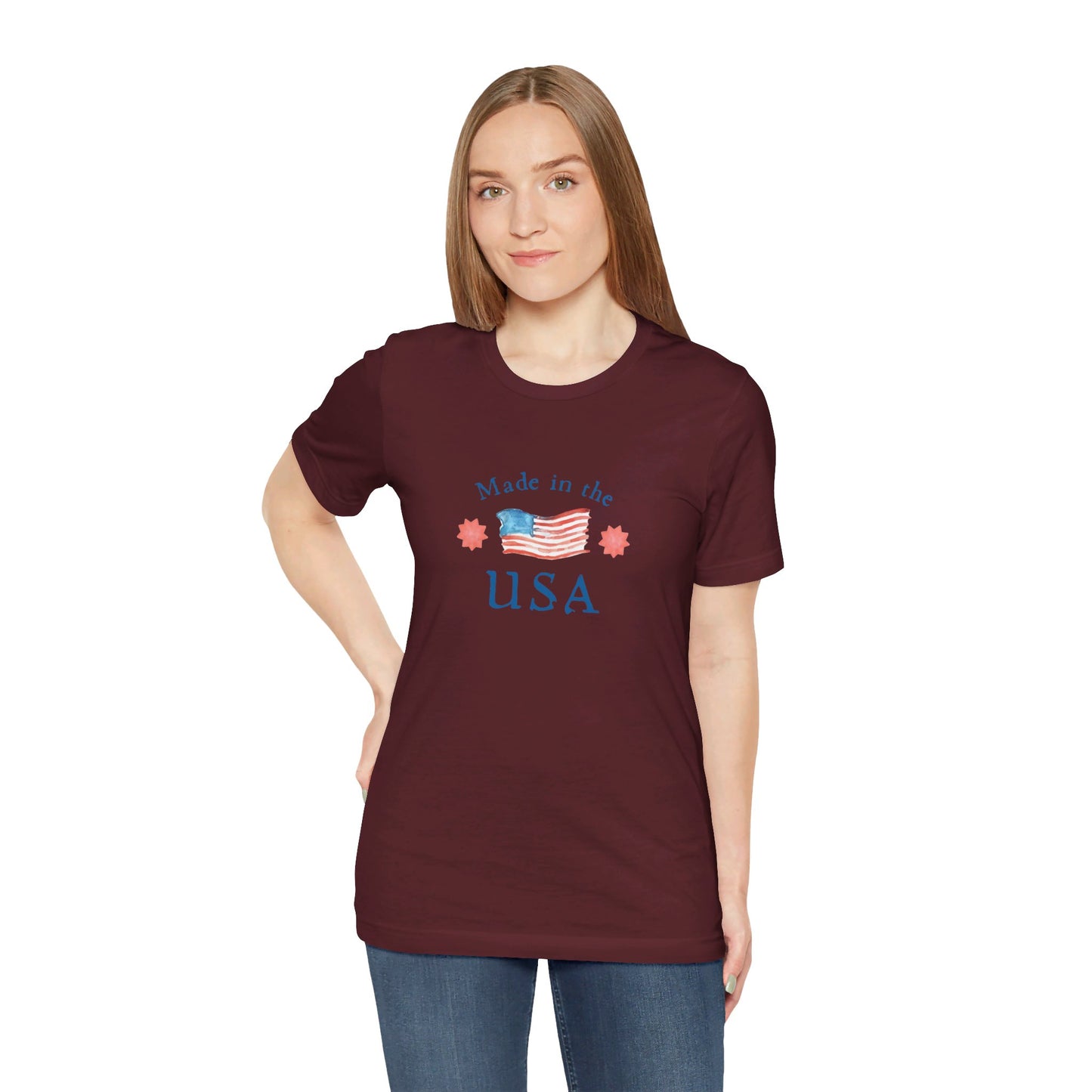 Made in the USA Unisex Jersey Short Sleeve Tee