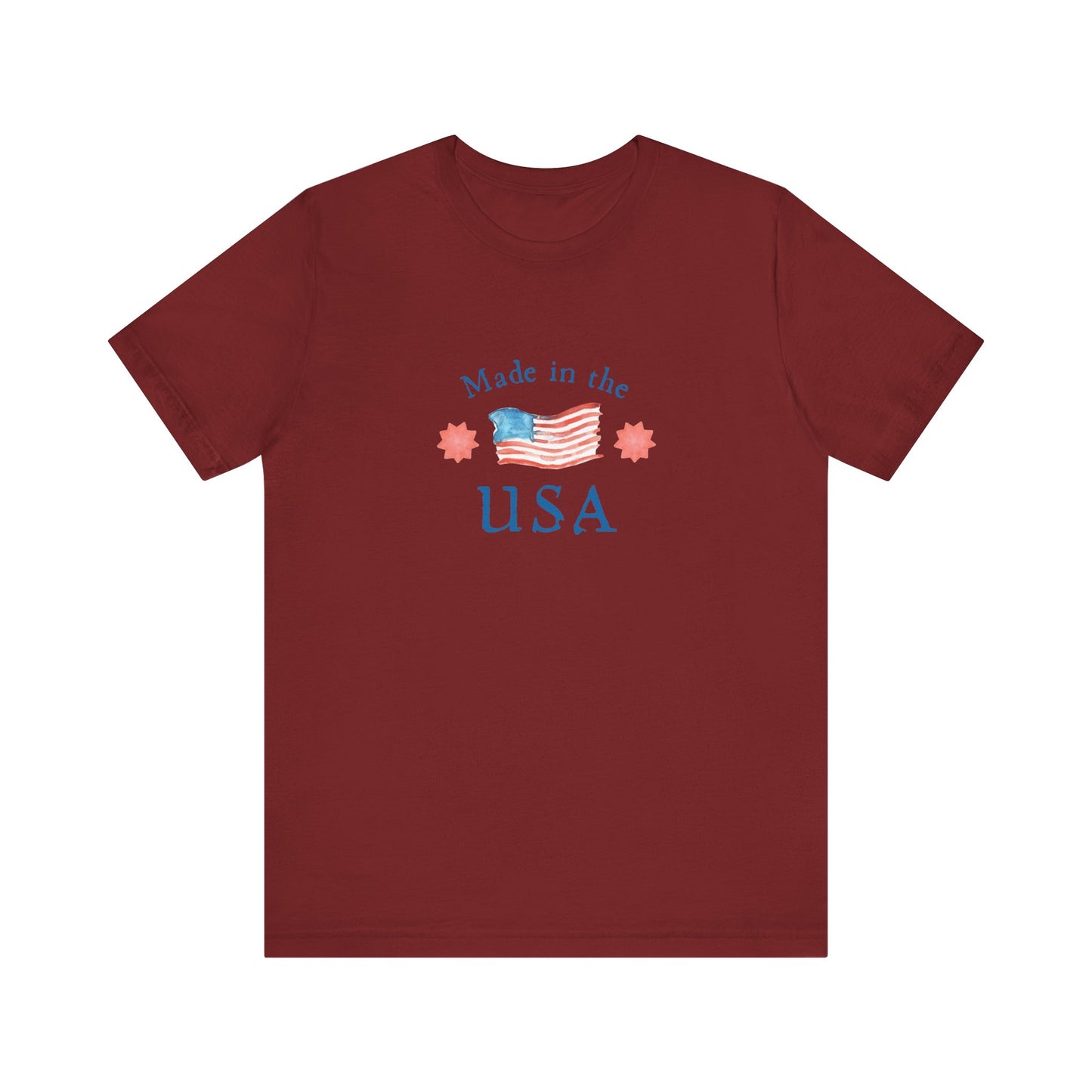Made in the USA Unisex Jersey Short Sleeve Tee