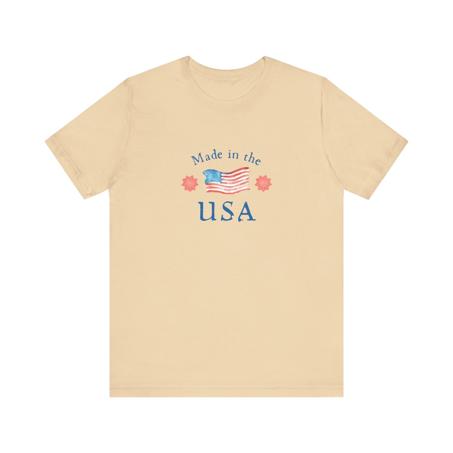 Made in the USA Unisex Jersey Short Sleeve Tee