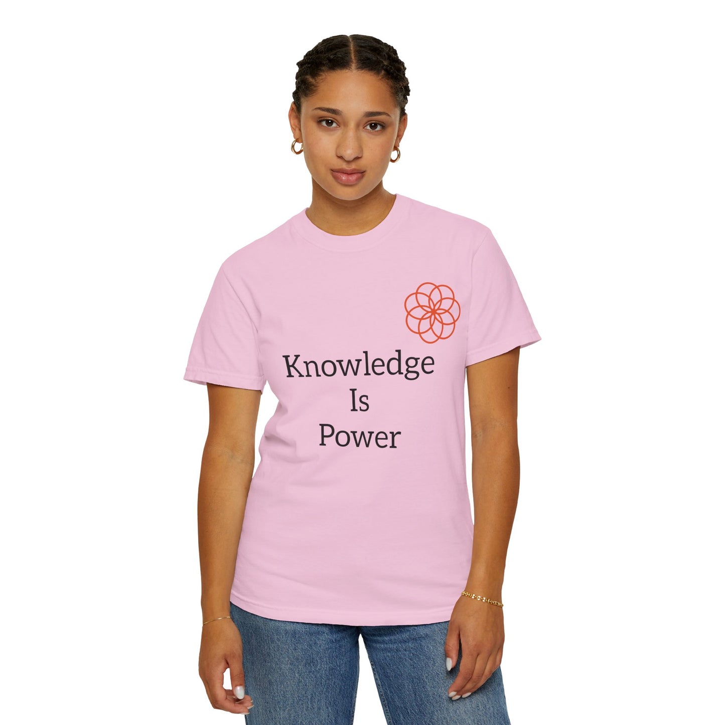 Knowledge is Power Garment-Dyed T-shirt