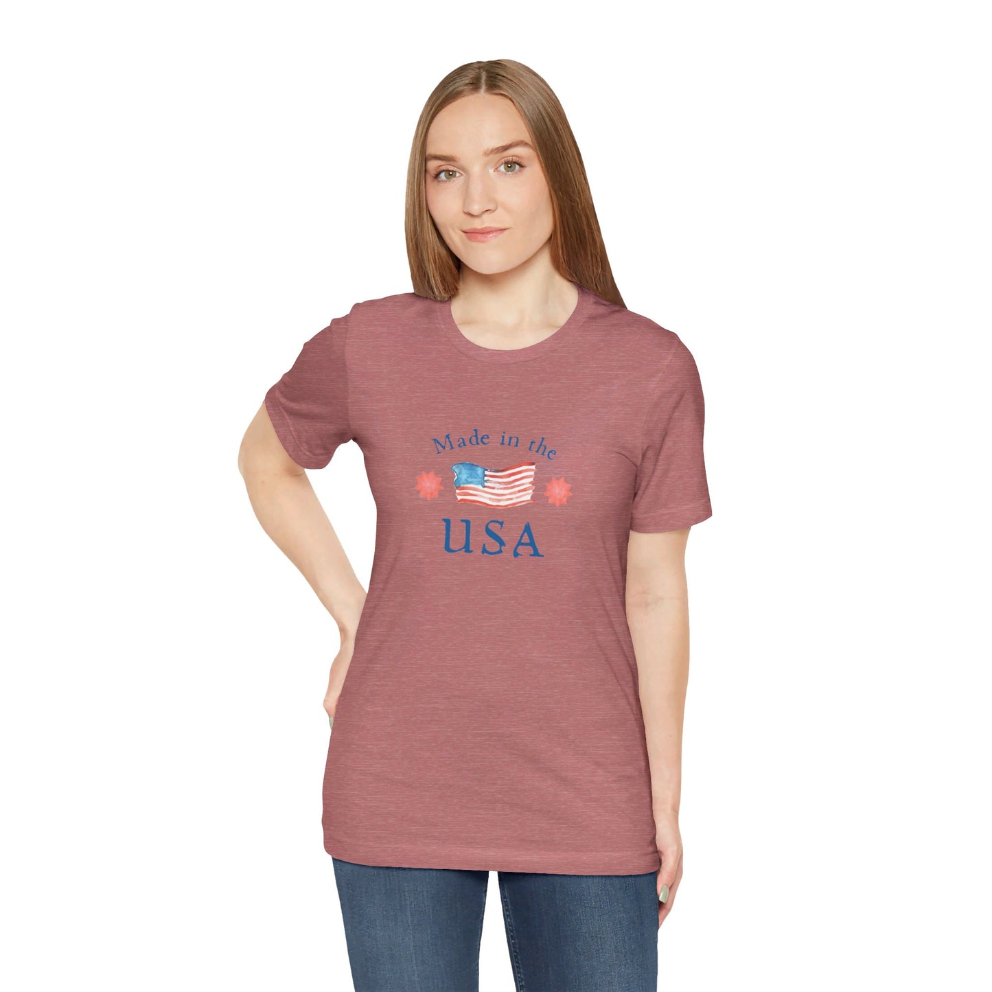 Made in the USA Unisex Jersey Short Sleeve Tee