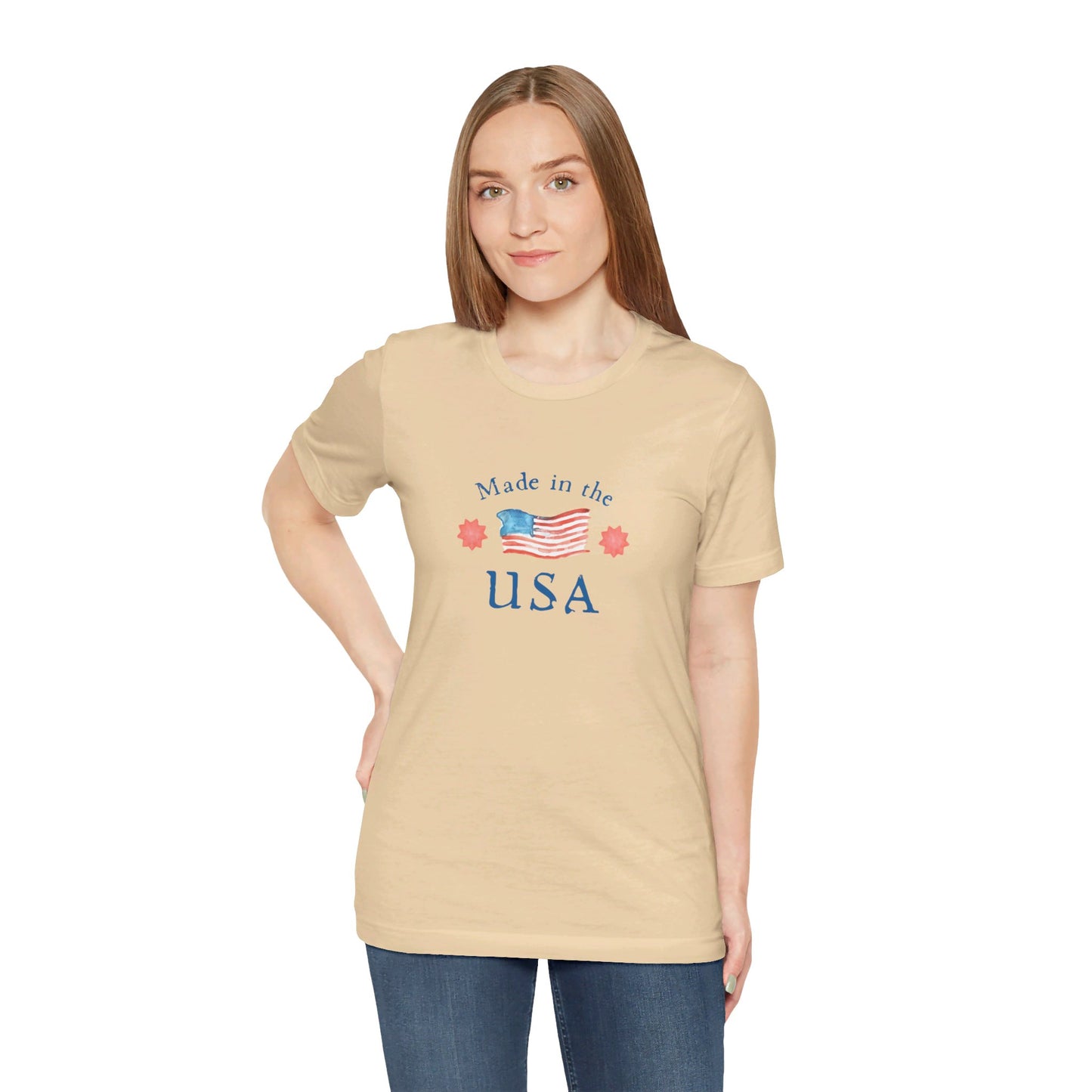 Made in the USA Unisex Jersey Short Sleeve Tee