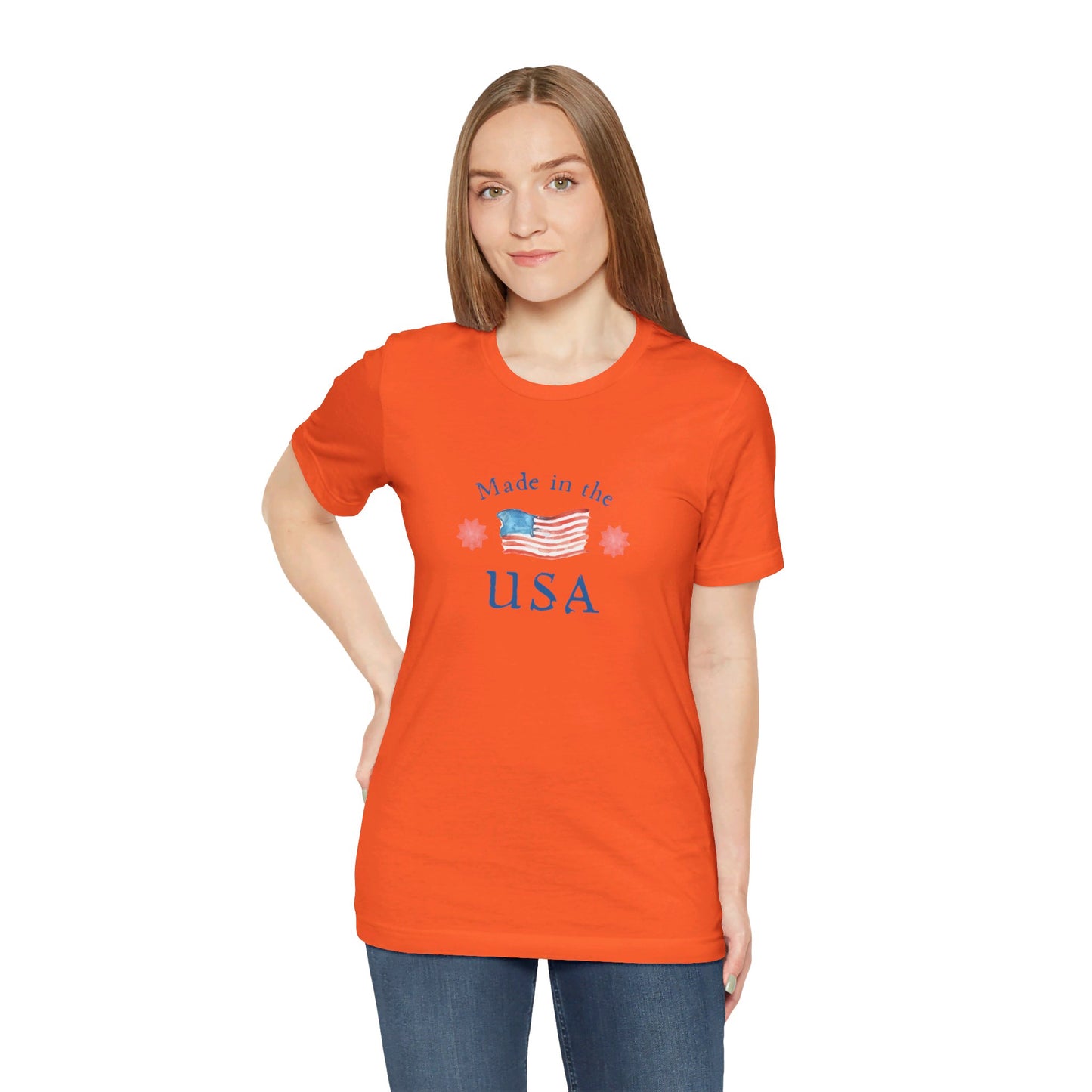 Made in the USA Unisex Jersey Short Sleeve Tee