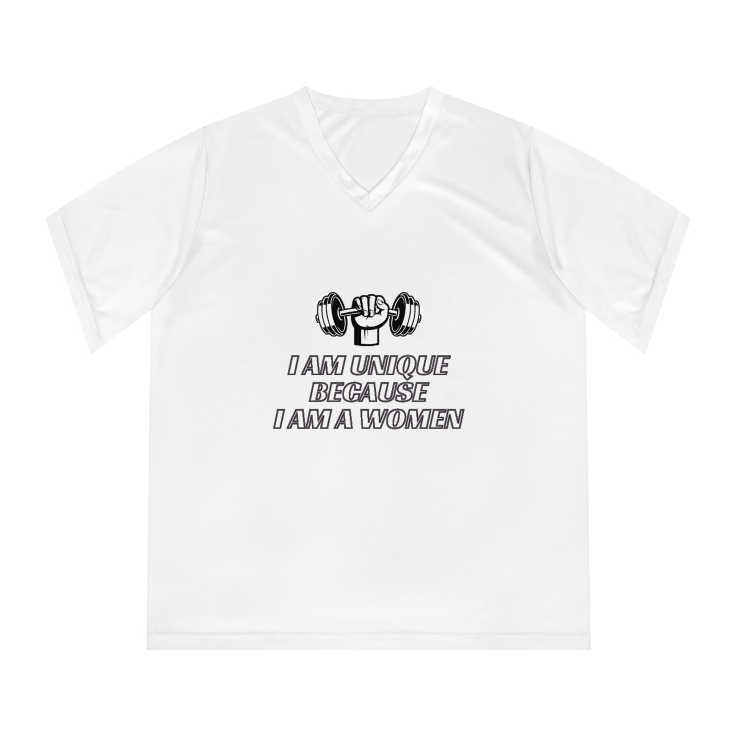 I am Unique Women's Performance V-Neck T-Shirt