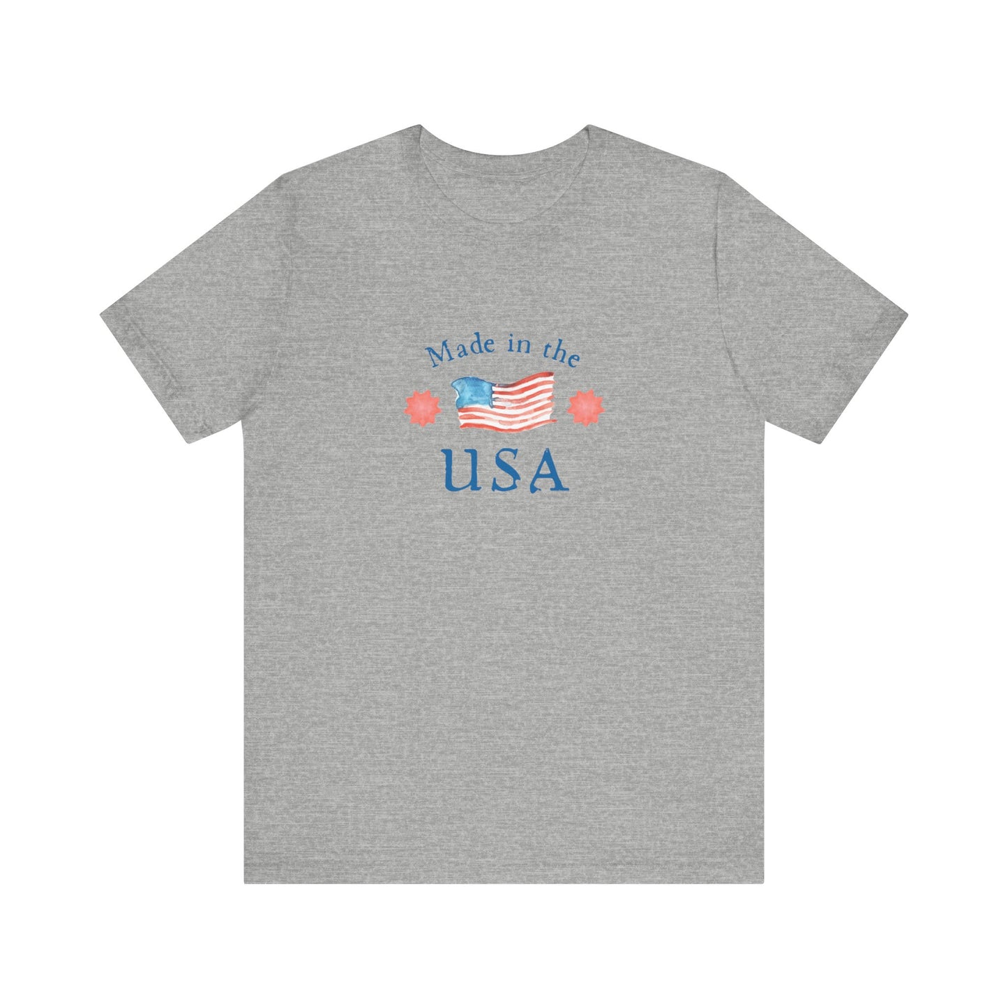 Made in the USA Unisex Jersey Short Sleeve Tee
