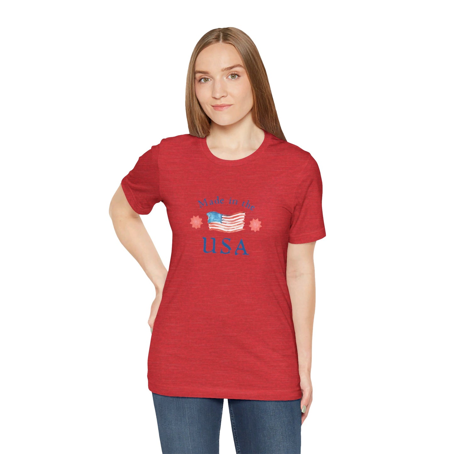 Made in the USA Unisex Jersey Short Sleeve Tee