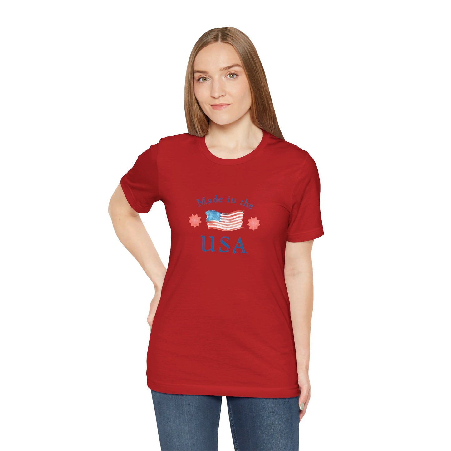Made in the USA Unisex Jersey Short Sleeve Tee