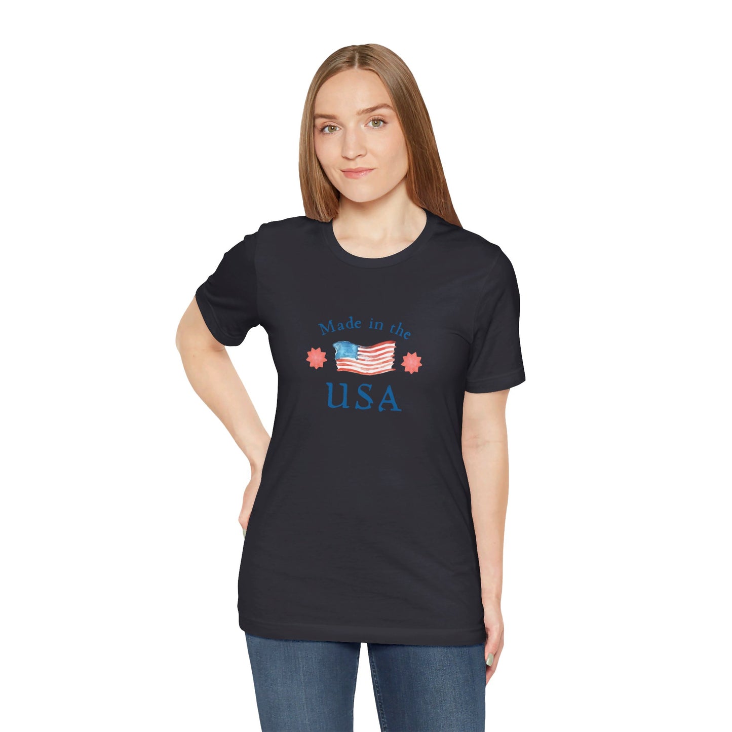 Made in the USA Unisex Jersey Short Sleeve Tee